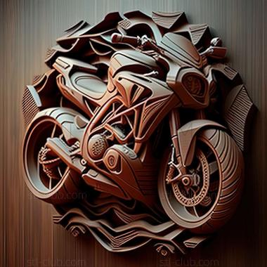 3D модель Ducati Hyperstrada (STL)